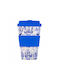 Ecoffee Cup Keramiktasse Blau 400ml