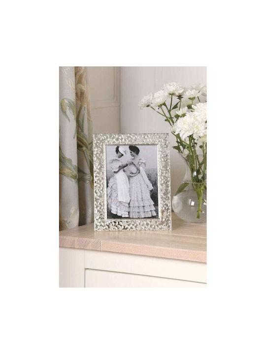 Laura Ashley Woolard Plastic Photo Frame with Silver Frame