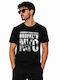 Short Sleeve Black Blouse