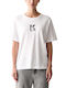 Logo Women's T-shirt White-Black