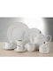 Cryspo Trio Polo Porcelain White Tea Set 15 Pieces