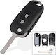 Techstar Husa Pentru Chei Auto Tip Flip 2 Butoane Lama Hu100 Opel Astra K 2015-2019