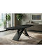 Detroit 979 Extendable Table Black 160x90x77cm