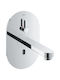 Grohe Eurosmart Смесител Батерия Вградена за Лавабо Сребрист