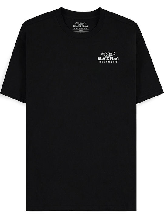 Difuzed Assassin's Creed Flag Kenway Oversized T-shirt Black Ts677754asb