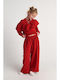 Kids Set with Pants Summer 2 Pieces Red