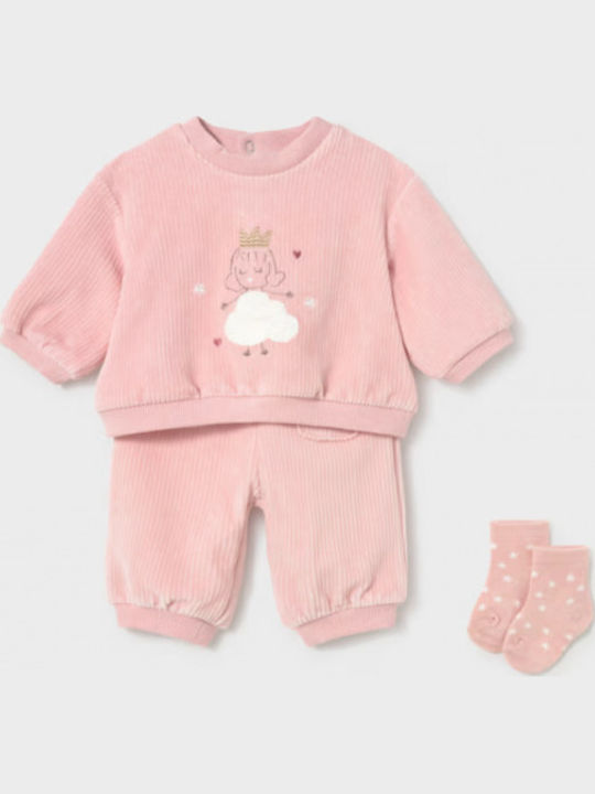 Mayoral Kids Set with Pants Velvet 2 Pieces
