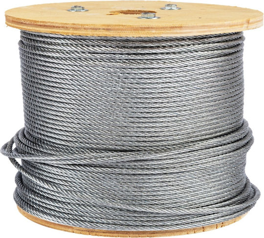 Galvanized Steel Cable Drum Micul Fermier Diameter 5mm Length 100m