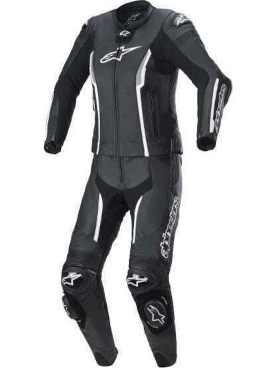 Alpinestars Missile V2 Γυναικεία Δερμάτινη Φόρμα Αναβάτη Μοτοσυκλέτας Μαύρη