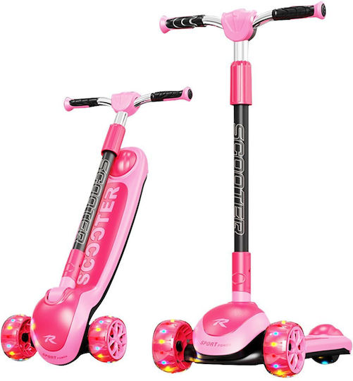 Kinderroller Klappbar 3-Rad Rosa