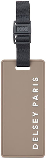 Delsey Luggage Label Brown