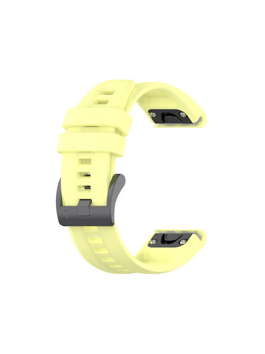 Силиконова каишка Жълта (Garmin Instinct 2)