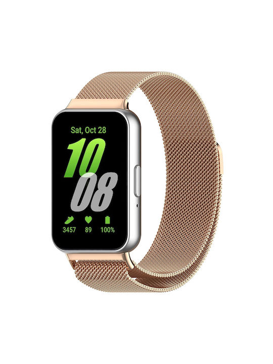 Techsuit Wearable Strap Rose Gold Galaxy Fit3 Techsuit Wearable Strap Rose Gold Galaxy Fit3
