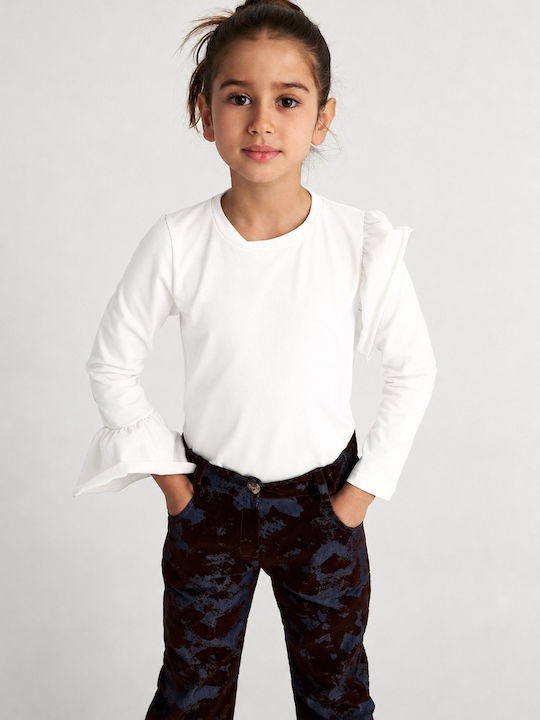 Two In A Castle Kids Long-sleeved Top White