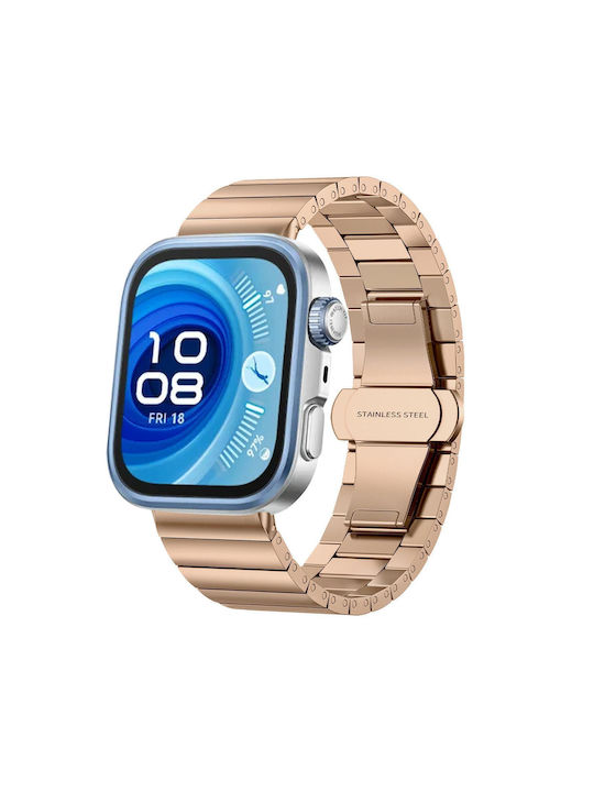 Stainless Steel Gold Strap (Huawei Watch Fit)