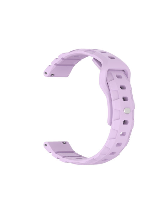 Λουράκι Σιλικόνης Armor Pattern Amazfit Bip 6 46mm Purple