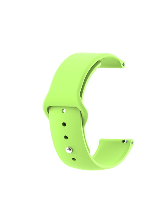 Silikon Tragbare Bänder Innenverschluss Amazfit Bip 6 46mm Grasgrün