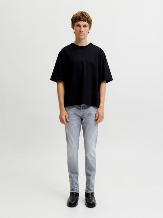 Herren Jeanshose Elastisches Slim Anwendung Grau