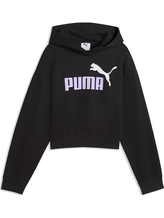 PUMA Παιδικό Φούτερ με Κουκούλα Puma Black-ligh...