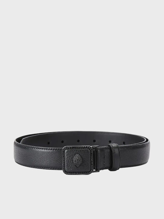 Damen Gürtel Aus Leder Schwarz