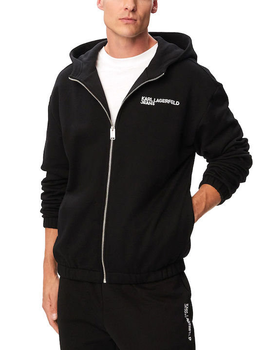 Karl Lagerfeld Sweatshirts Für Herren Schwarz Mit Kapuze Karl Lagerfeld Sweatshirts Für Herren Schwarz Mit Kapuze