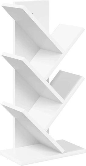 Weißes Bücherregal 30x18x60cm