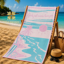 Mia Home Kinder-Strandtücher 70x140 Mädchen Just Wanna Have Fun