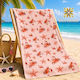 Mia Home Kinder-Strandtücher 75x150 Rosa Krabben