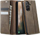 Caseme Wallet Δερματίνης Καφέ (Galaxy A17)
