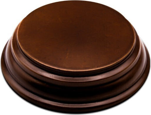 Green Stuff World Round Wood Display Base 5 X 5 Cm Hazelnut