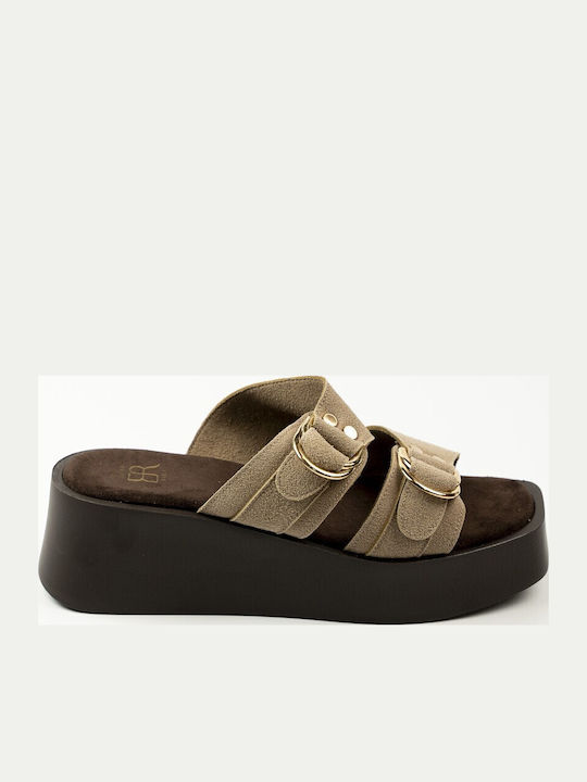 Fshoes Fshoes Damenplattformen in Stil Pantoffe...