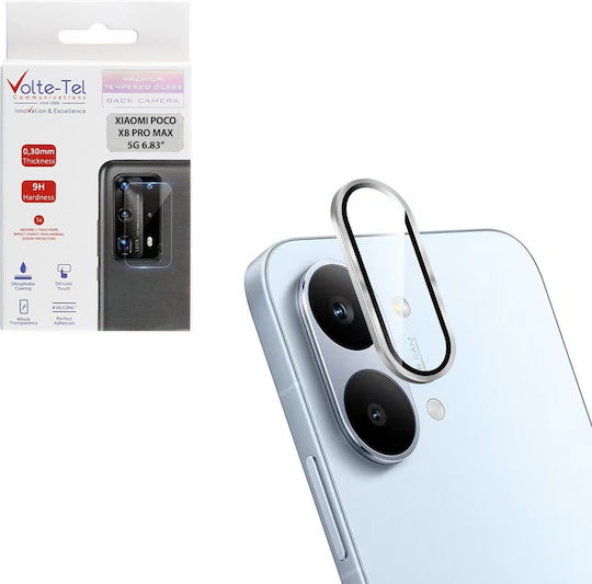 Volte-Tel Camera Protection Tempered Glass Silver for Xiaomi Poco X8 Pro Max 5g