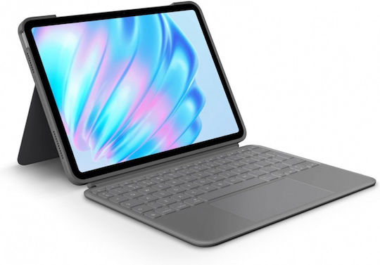 Logitech Combo Touch Klappdeckel mit Tastatur Grau (Ipad Air 11 M2)