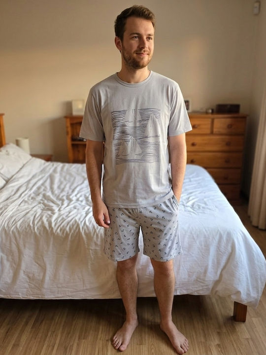 Relax Anatomic Summer Men's Pyjamas Grey
