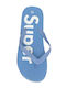 Damen-Flip-Flops - Hausschuhe In Hellblau Farbe