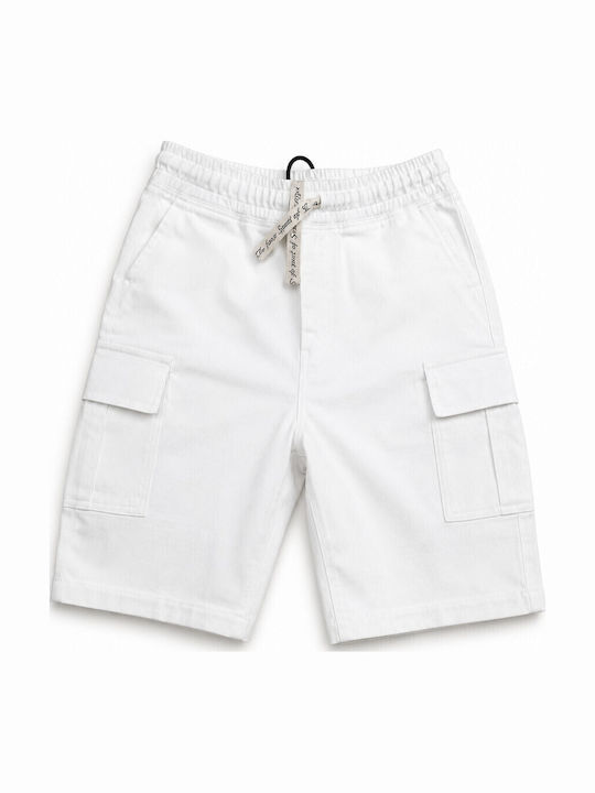 Gang Kids Fabric Shorts/Bermuda White