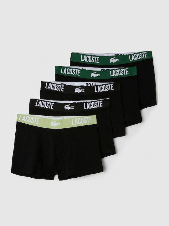 Herren Boxershorts Schwarz 5er Pack