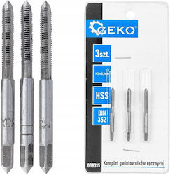 Geko Hand Tap Set M3 X 0.5mm 3pcs 150/300 Geko Hand Tap Set M3 X 0.5mm 3pcs 150/300