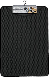 M-pets Double Rectangular Cat Litter Mat Black 45x65 Cm M-pets