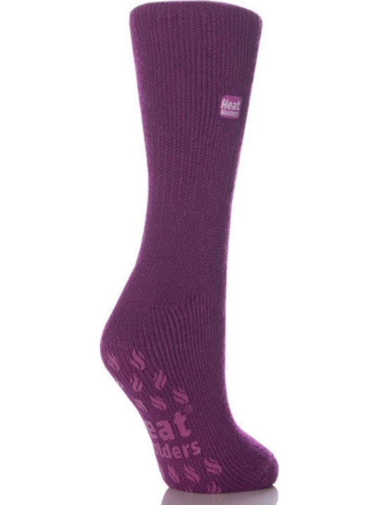 Heat Holders Papuci Șosete Isoterme Pentru Femei Violet