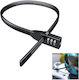 Basi Kabelschloss Sicherheitsschloss mit Code Kabel-tie Kbs 50 Schwarz 530mm