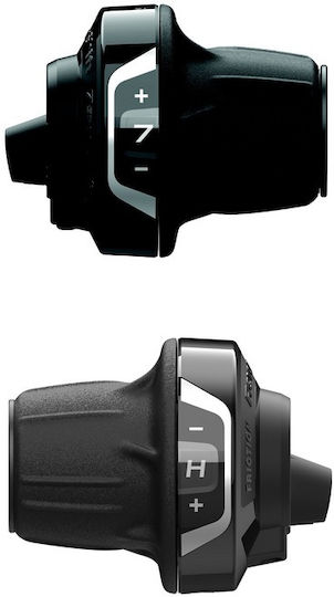 Shimano Tourney SL-RV400 Manetă de schimbător Revoshift SIS OGD cu 7 viteze Dreapta 7R