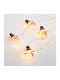 15 LED Lights 1.4m Warm White Battery-Powered String