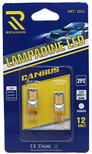 Autolampe T10 Canbus LED Gelb 12V