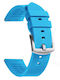 Rubber Strap Light Blue 22mm