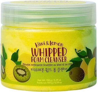 Glamfox Пяна за почистване с киви и лимон Whipped Foam Cleanser Facial Cleansing Foam Kiwi Lemon 150 G