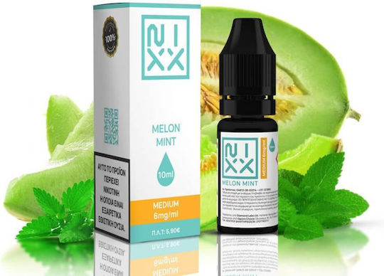 Nixx Έτοιμο Υγρό Αναπλήρωσης Melon Mint 6mg 10ml