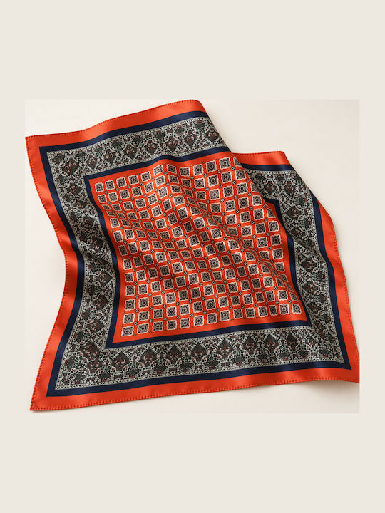 Legend Accessories Herrenschal Nacken Seidig Rot