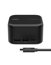 Belkin Connect USB-C 6-in-1 Core GaN Dock 130W USB-C Dockingstation 4K PowerDelivery Ethernet Belkin Connect USB-C 6-in-1 Core GaN Dock 130W USB-C Dockingstation 4K PowerDelivery Ethernet