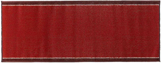 Sdim Rutschfestiger Wohnzimmer Teppich mit einer Breite von 60 cm Rot (Preis pro Meter)